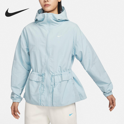 Nike/耐克正品时尚新款女士经典运动休闲梭织宽松连帽外套FN3670