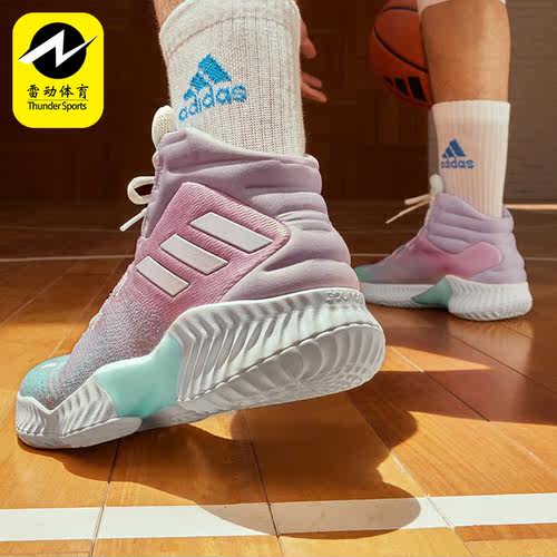 Adidas/阿迪达斯正品PRO BOUNCE 2018男女运动篮球鞋IG4496
