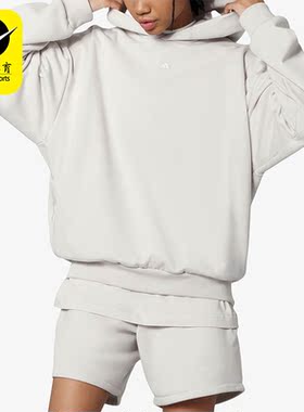 Adidas/阿迪达斯正品三叶草男女同款时尚连帽套头卫衣IN4241
