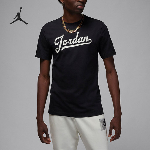 Nike/耐克正品JORDAN男士针织透气休闲圆领短袖T恤FN5959-010