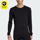舒适保暖运动长袖 户外男士 打底T恤HZ8563 阿迪达斯正品 Adidas