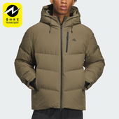 Adidas 羽绒服IW0783 男女鹅绒保暖连帽短款 阿迪达斯正品 新款