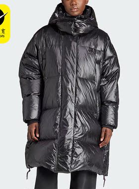 Adidas/阿迪达斯正品三叶草女子长款时尚运动羽绒服IR7119