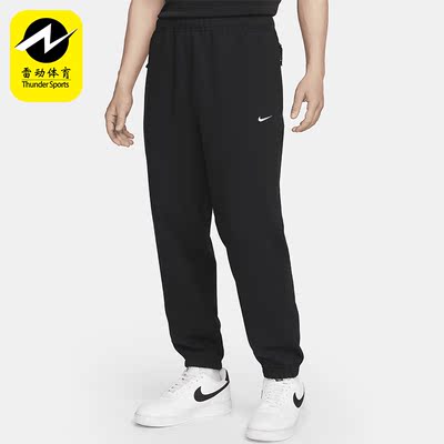 Nike/耐克正品Solo Swoosh运动针织男子跑步长裤DX0816-010