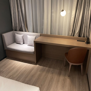 酒店宾馆家具电视柜快捷连锁客房民宿公寓一体电脑桌行李柜子组合