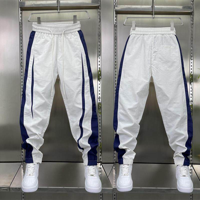 盛辰祥服装高端奢品夏季新款休闲裤男士薄款宽松束脚裤潮流长裤子