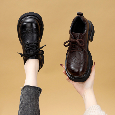 古兹曼厚底增高显瘦乐福鞋