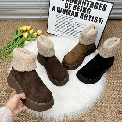 古兹曼雪地靴冬季马丁靴保暖