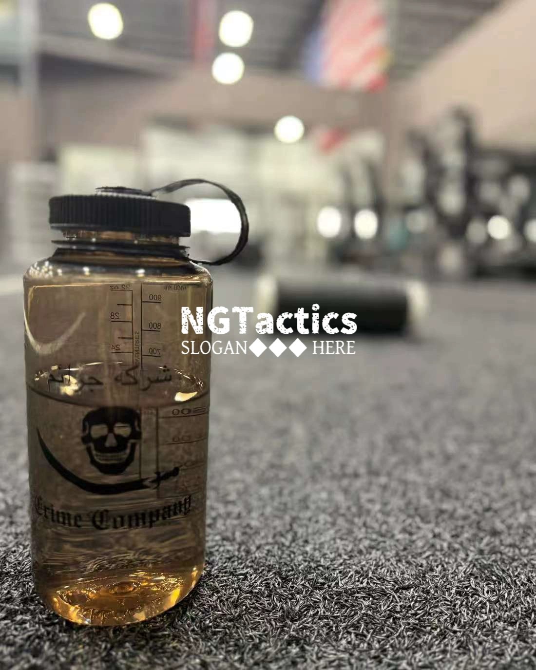 “ Crime Company”“CrimeCo.” 运动水壶健身水杯太空杯1000ml