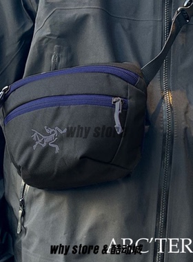 Arcteryx始祖鸟Mantis1刺绣logo运动户外徒步旅游单肩斜挎包腰包