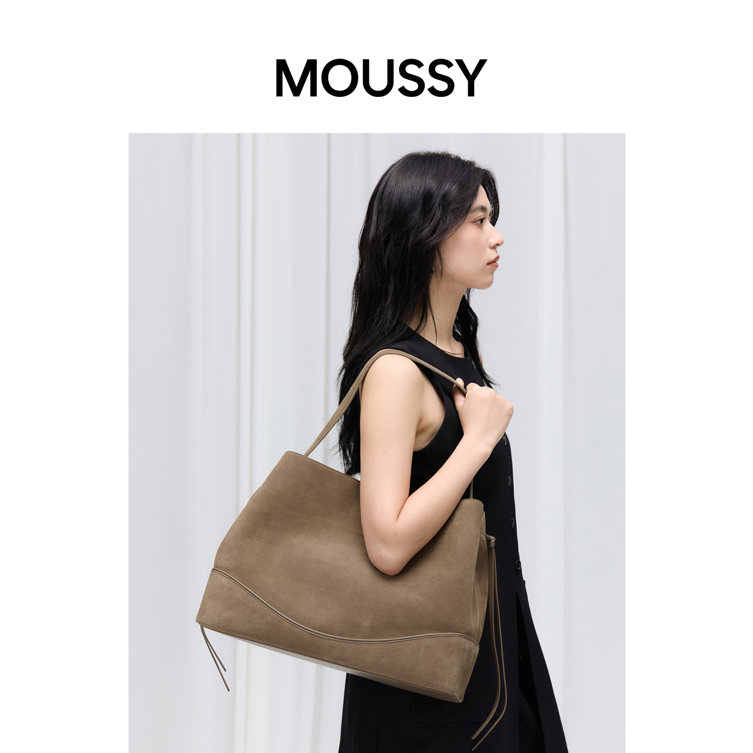 MOUSSY通勤包单肩时尚女包