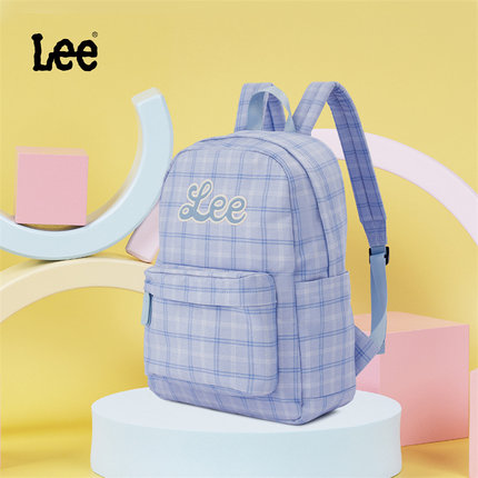 Lee夏季多巴胺双肩包女大容量初高中学生书包通勤电脑包旅行背包