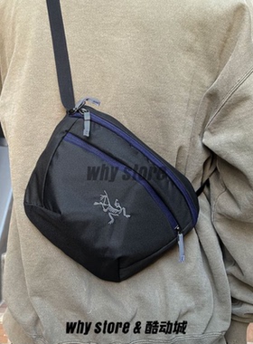 Arcteryx始祖鸟Mantis2刺绣logo运动户外徒步旅游单肩斜挎包腰包