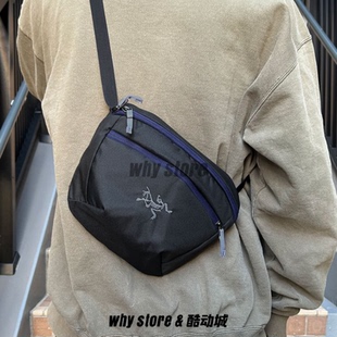 Arcteryx始祖鸟Mantis2刺绣logo运动户外徒步旅游单肩斜挎包腰包