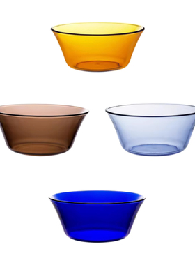 法国进口DURALEX多莱斯钢化玻璃餐碗910ml单只饭碗汤碗水果沙拉碗