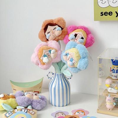 CRYBABY哭娃毛绒花朵装饰摆件