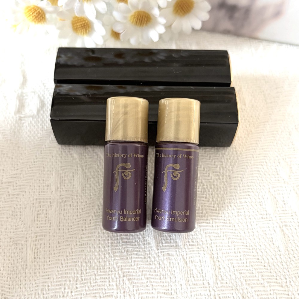 韩国正品whoo后还幼水乳小样5ml补水保湿紧致滋润凝颜赋活精粹