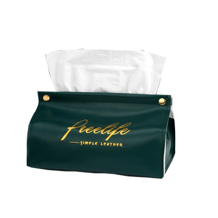 家用创意桌面皮革纸巾盒车载抽纸盒客厅北欧轻奢格调收纳盒