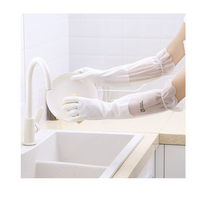 耐用型厨房洗碗手套刷碗神器女清洁家务丁腈洗衣服橡胶胶皮防水