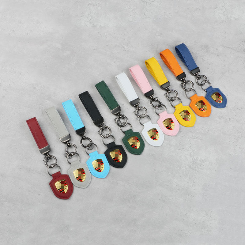 适用于保时捷钥匙盾牌扣Macan玛卡宴718帕拉梅拉911盾徽钥匙挂件