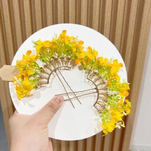 桂花发钗中秋兔子发饰发梳古风流苏步摇配饰汉服头饰可爱儿童发饰