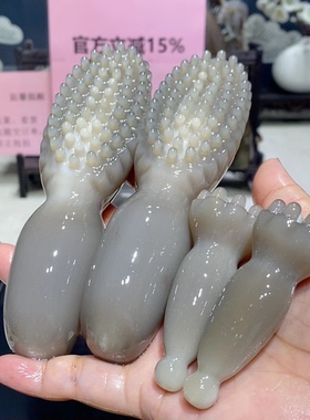 美容棒莲蓬按摩棒白水牛角拨筋棒