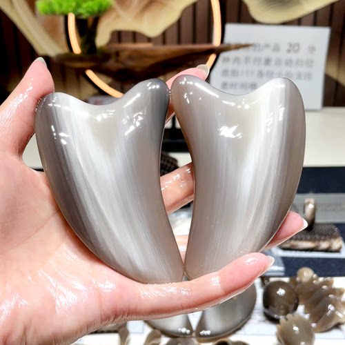 按摩棒刮痧板牛角眼部拨筋棒面部