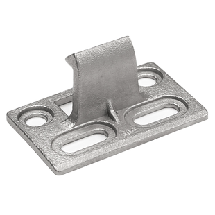 老式90型自动碰锁钩座配件铝合金门窗钩锁扣座推拉窗户锁勾座锁座