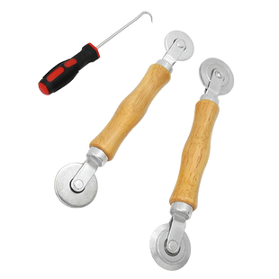 更换纱窗网压条压纱轮钩子安装工具纱门窗滑轮窗纱网胶条省力压轮