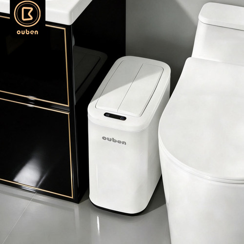 AI智能垃圾桶卫生间夹缝高颜值