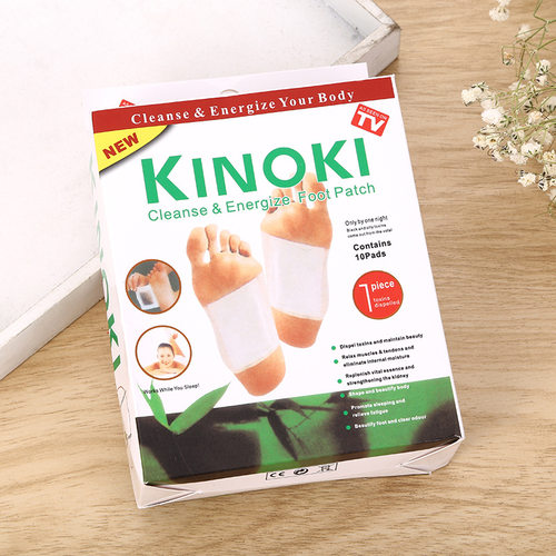 金箔足贴泰国足贴艾草竹醋足贴韩文英文金色kinoki足贴