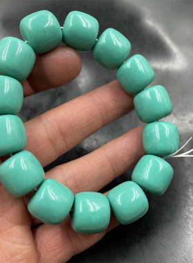 绿松石老型珠手链手串
