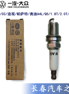 一汽大众原厂2代EA888火花塞 CC迈腾B7速腾1.8T铂金原装正品火塞