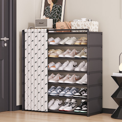 【拉帘防尘】鞋架大容量