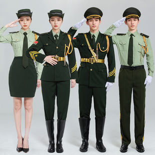 校园活动典礼礼服学校升旗手专用套装 大学生高中学校升旗仪式 服装