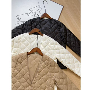 怕冷星人的打底~ 内搭叠穿  V领合身长袖轻薄款内胆羽绒服外套女