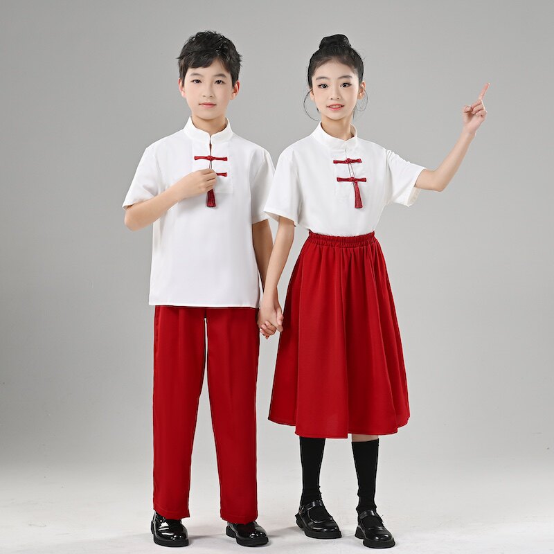 六一儿童节大合唱中小学生运动会儿童演出服