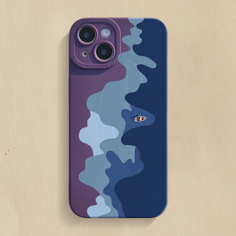 油漆海浪iPhone手机壳