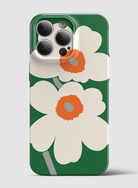 两朵白花iPhone16手机壳苹果17promax新款15菲林14软壳13文艺12小清新xr全包防摔8p适用华为mate70pro好看11