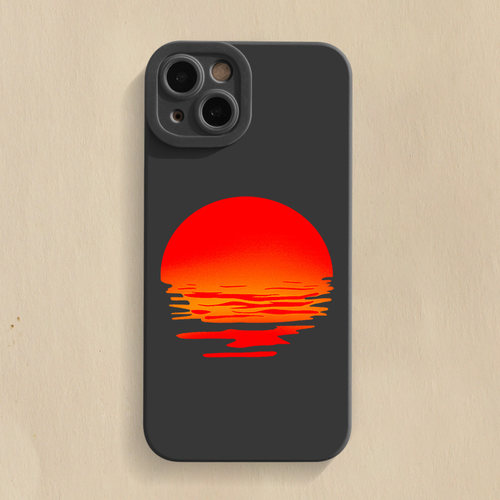 海边的落日iPhone手机壳