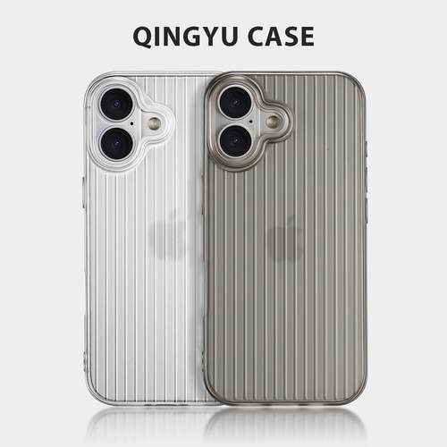 iPhone17手机壳Air苹果16promax新款15plus原创瓦楞纹14pro网红超火13不会撞壳12全包大孔软壳11promax适用潮
