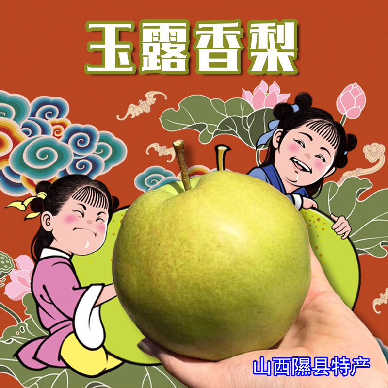 骀嫂山西玉露香梨正宗隰县特产2026当季采摘包邮