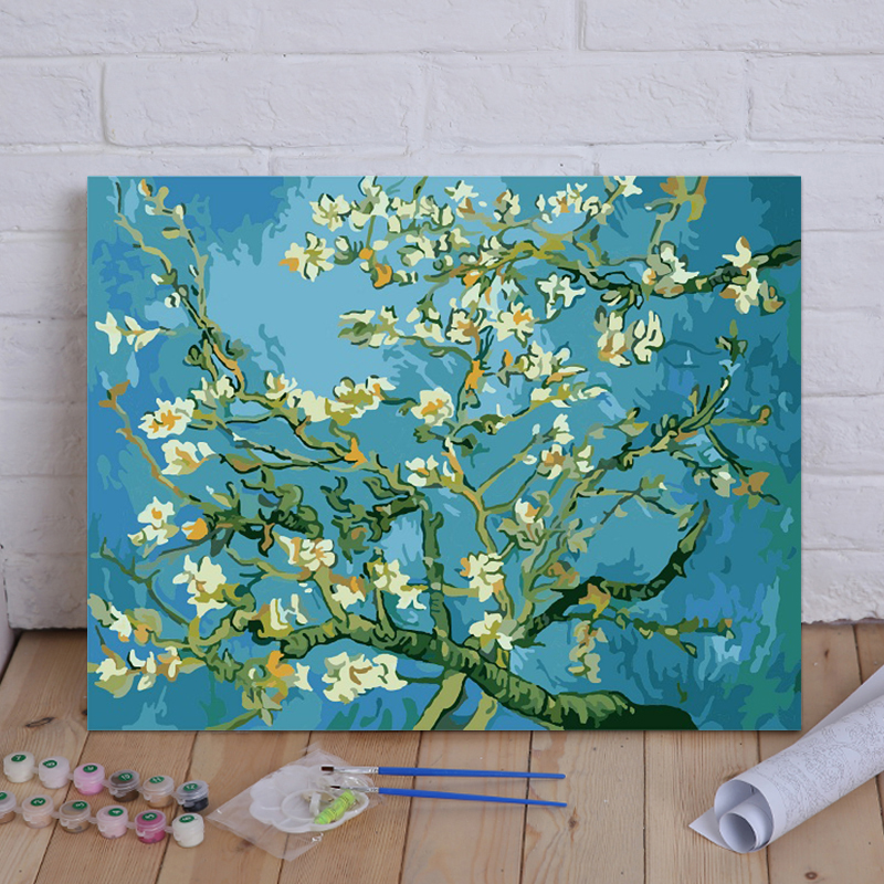 DIY欧式手工手绘客厅油画