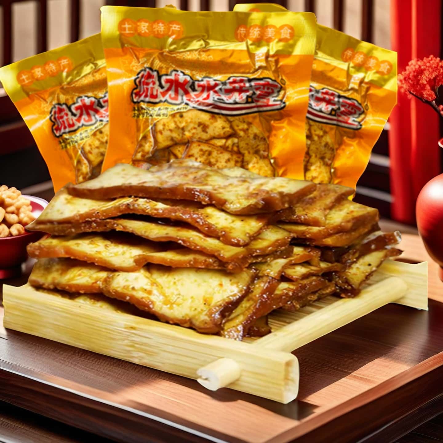 石柱流水豆腐干麻辣味400克