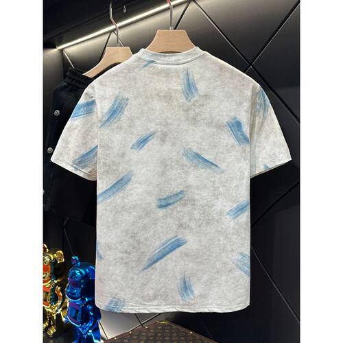 T634浅绿白色原版质量扎染款M3XLP19