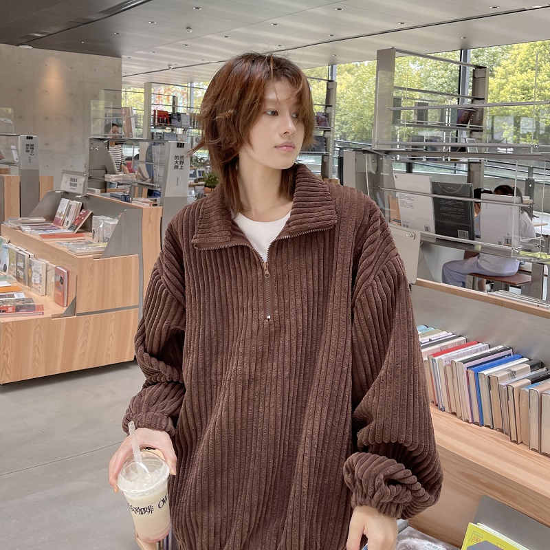 24高级感灯蕊绒卫衣男INS韩系潮流秋冬百搭款XZ507-1WY6018P45，男装卫衣，星座507-1