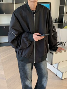 24立体双口袋韩式痞帅慵癞风长袖外套XZ507-1 WT5001 P105大货备图片