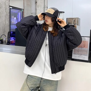 秋冬新款韩版宽松拉链设计款加厚棉服XZ507-1 MY8020 P120大货备图片