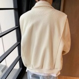 庸懒韩风休闲宽松潮休闲毛呢秋冬外套XZ507-1WT5020P95大货备，女装短外套，星座507-1