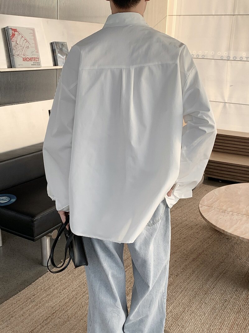 24设计师款双排潮痞帅美式长袖衬衫XZ507-1CS1003P55大货备,男装衬衫,星座507-1